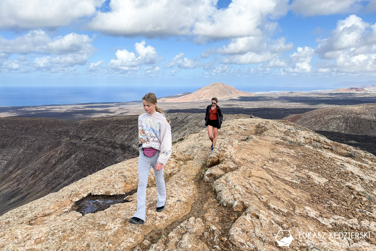 lanzarote wyspy kanaryjskie wulkan caldera blanca