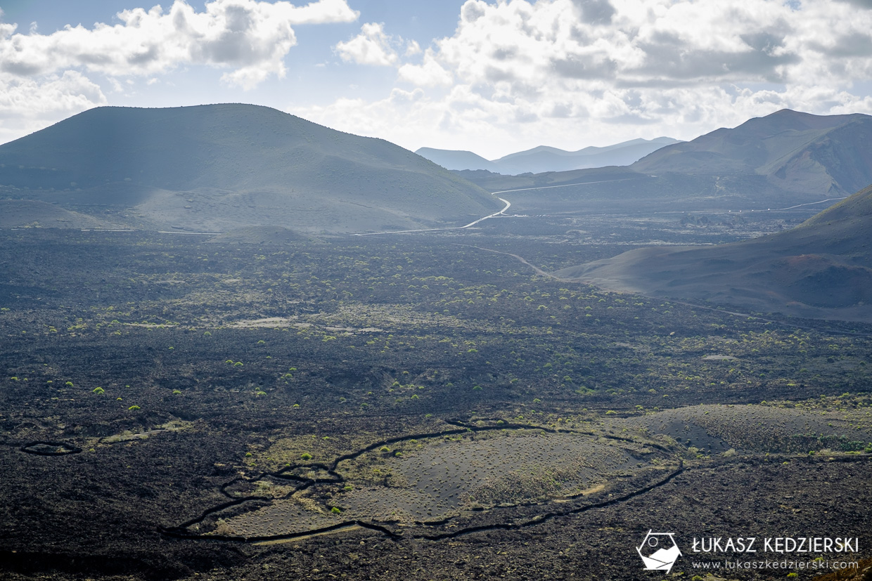 lanzarote wyspy kanaryjskie wulkan caldera blanca