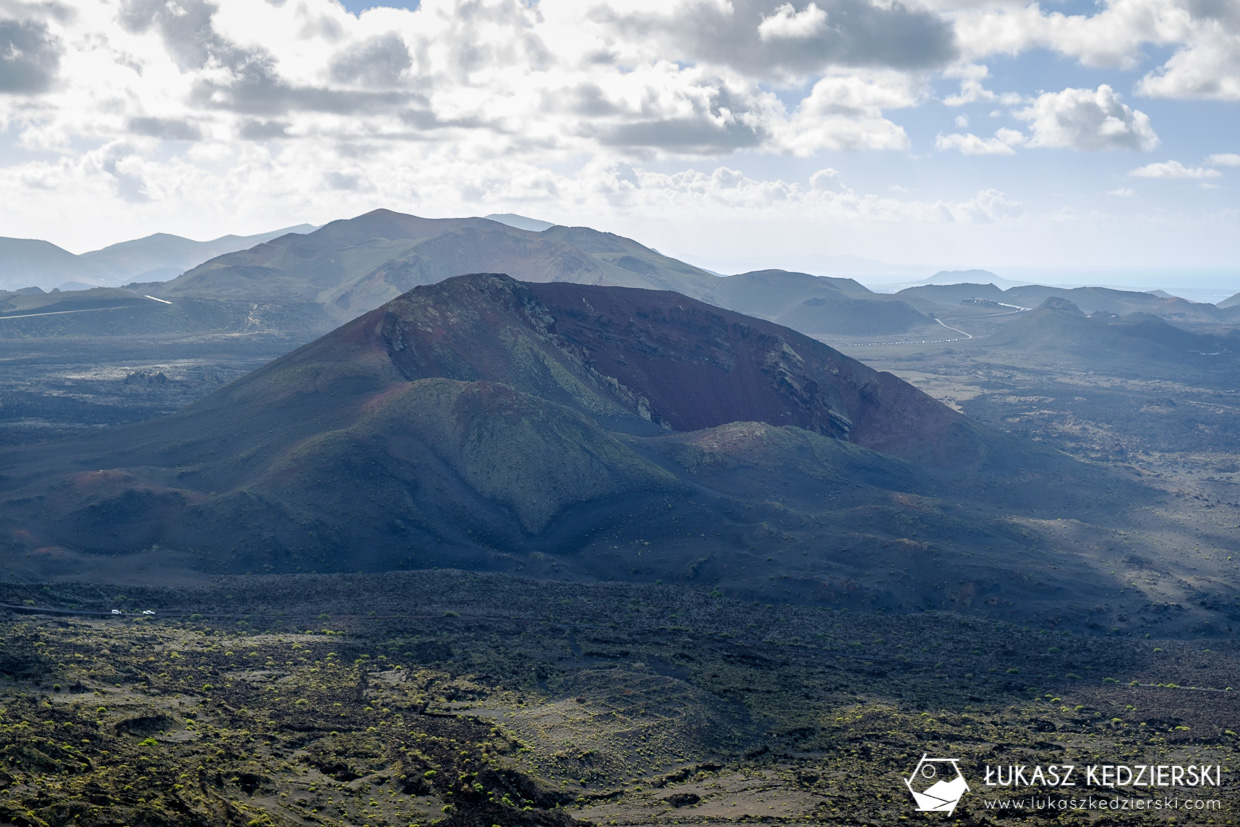 lanzarote wyspy kanaryjskie wulkan caldera blanca