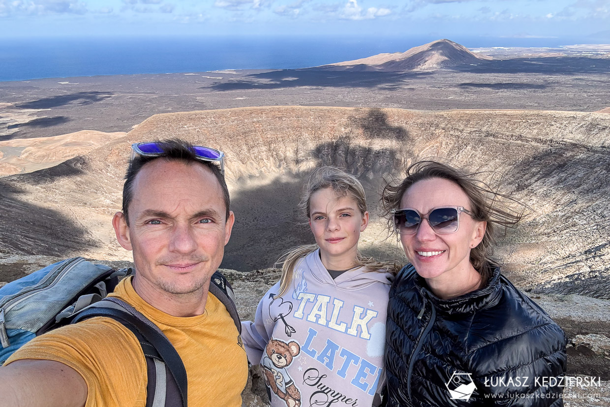 lanzarote wyspy kanaryjskie wulkan caldera blanca