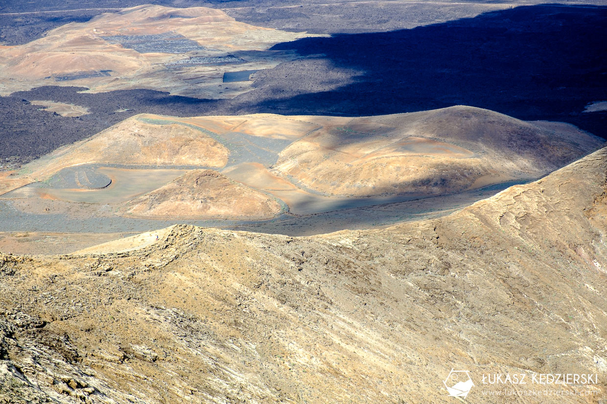 lanzarote wyspy kanaryjskie wulkan caldera blanca