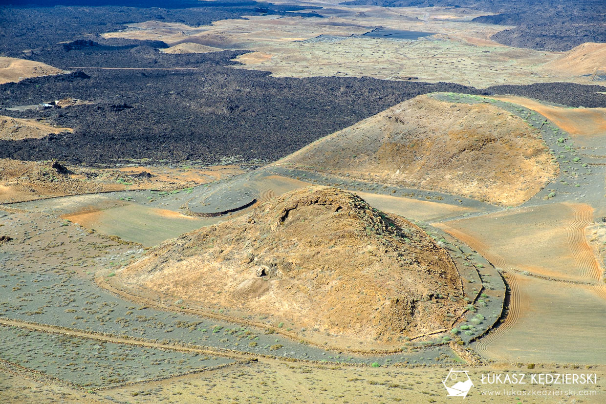 lanzarote wyspy kanaryjskie wulkan caldera blanca