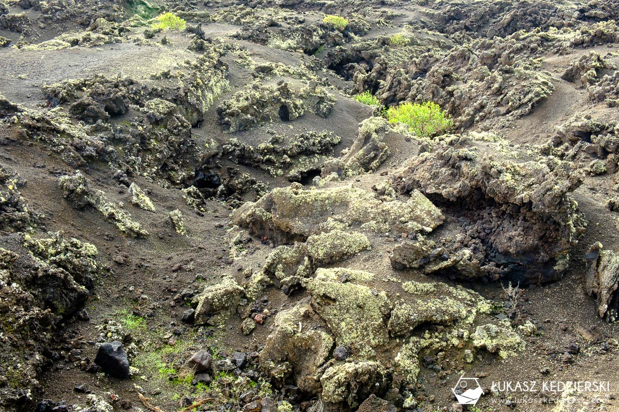 lanzarote wyspy kanaryjskie caldera de los cuervos wulkan