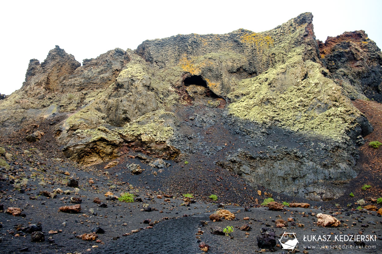 lanzarote wyspy kanaryjskie caldera de los cuervos wulkan