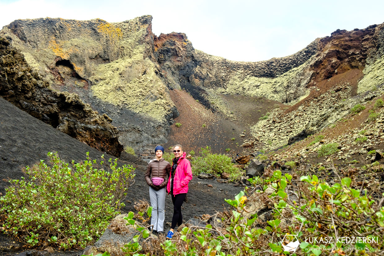 lanzarote wyspy kanaryjskie caldera de los cuervos wulkan