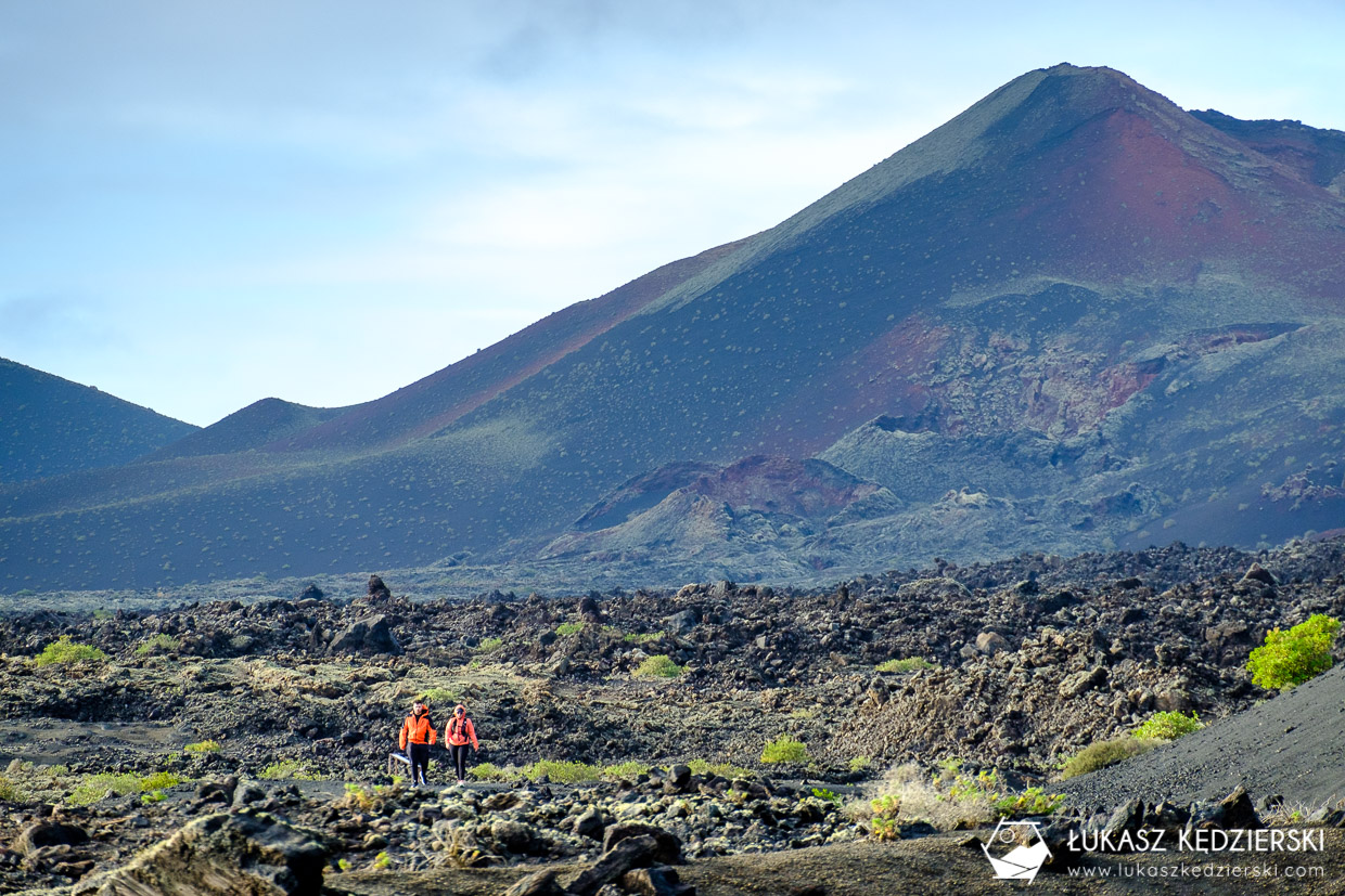 lanzarote wyspy kanaryjskie caldera de los cuervos wulkan