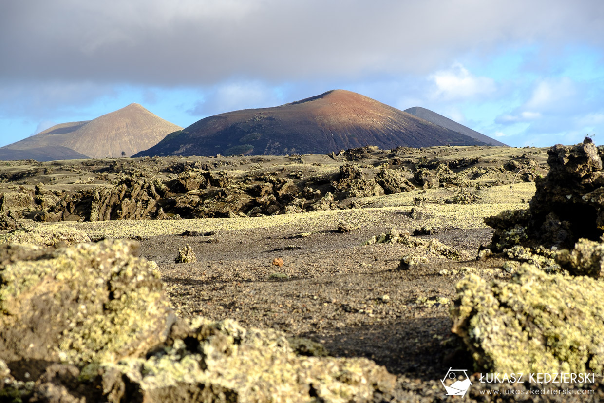 lanzarote wyspy kanaryjskie caldera de los cuervos wulkan