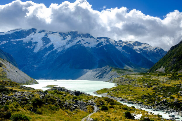 nowa zelandia mount cook aoraki hooker valley