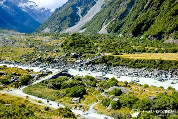 nowa zelandia mount cook aoraki hooker valley