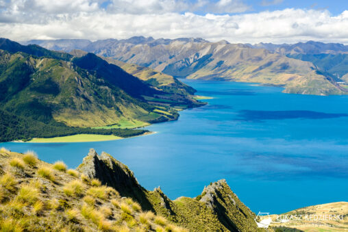 nowa zelandia isthmus peak trail trekking