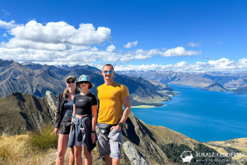 nowa zelandia isthmus peak trail trekking