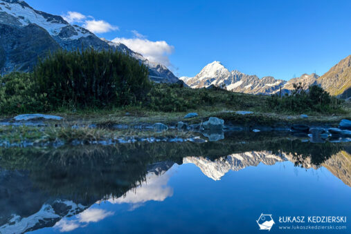 nowa zelandia mount cook aoraki kea point