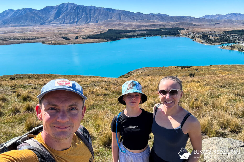 nowa zelandia lake tekapo mt john walkway