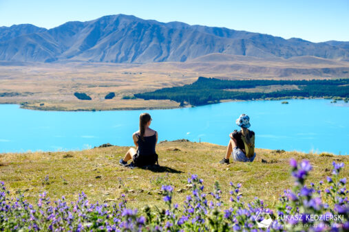 nowa zelandia lake tekapo mt john walkway