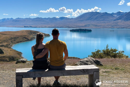 nowa zelandia lake tekapo mt john walkway