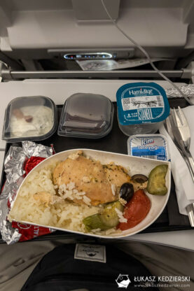 nowa zelandia lot jedzenie w samolocie