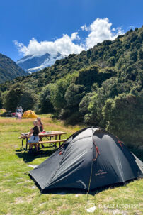 nowa zelandia mount cook aoraki White Horse Hill Campsite