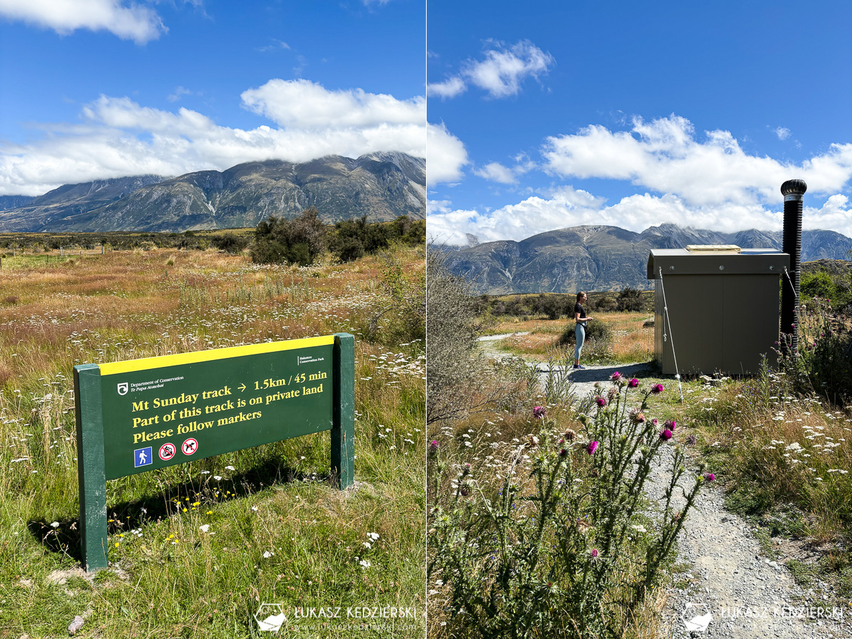 nowa zelandia mount sunday edoras rohan władca pierścienia