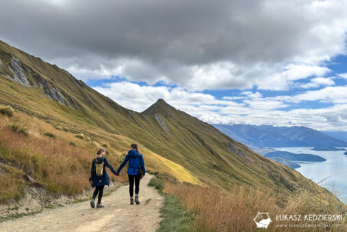 nowa zelandia roys peak trail trekking