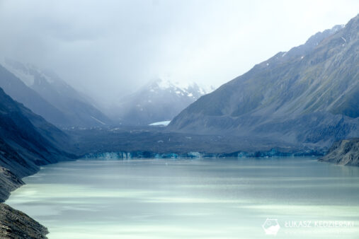 nowa zelandia mount cook aoraki tasman glacier