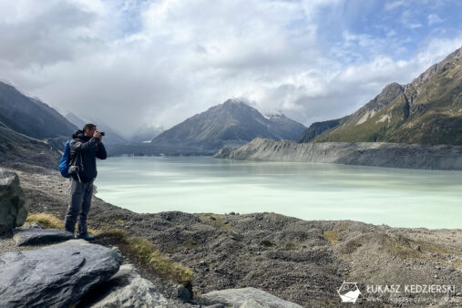 nowa zelandia mount cook aoraki tasman glacier
