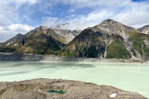 nowa zelandia mount cook aoraki tasman glacier