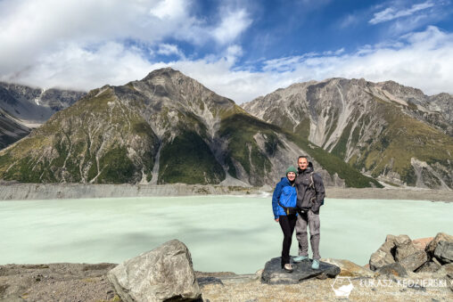 nowa zelandia mount cook aoraki tasman glacier