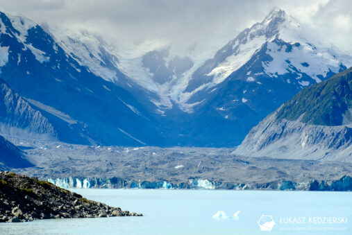 nowa zelandia mount cook aoraki tasman glacier