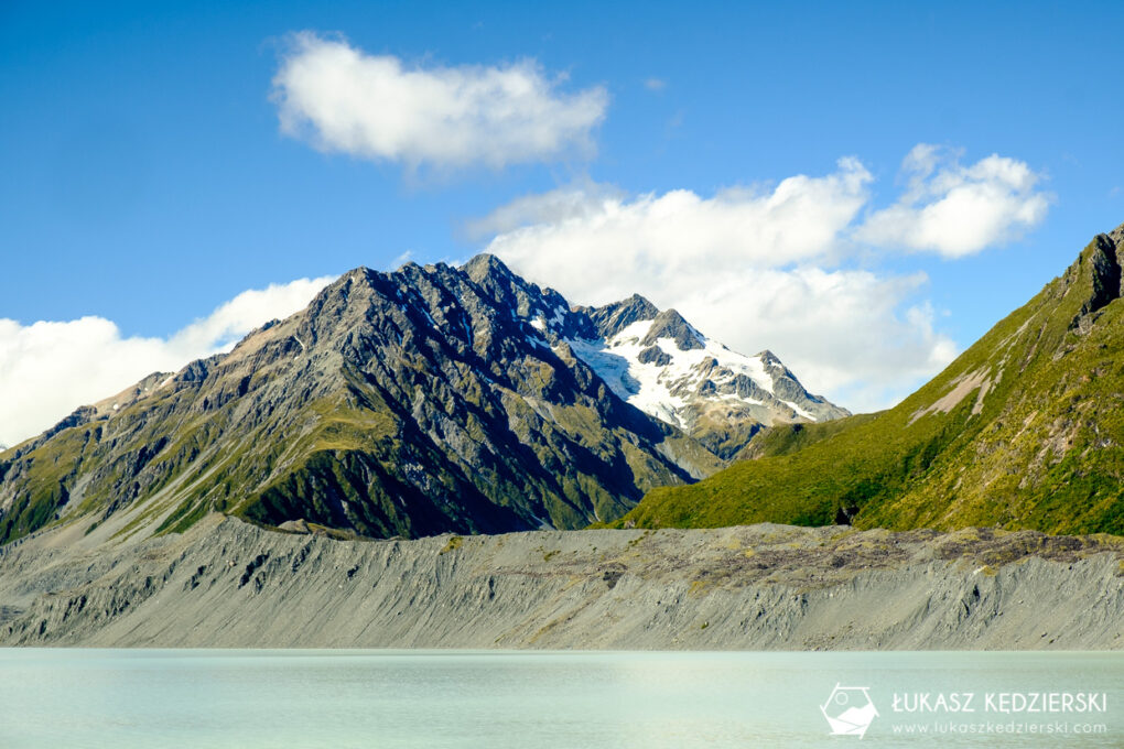 nowa zelandia mount cook aoraki tasman glacier