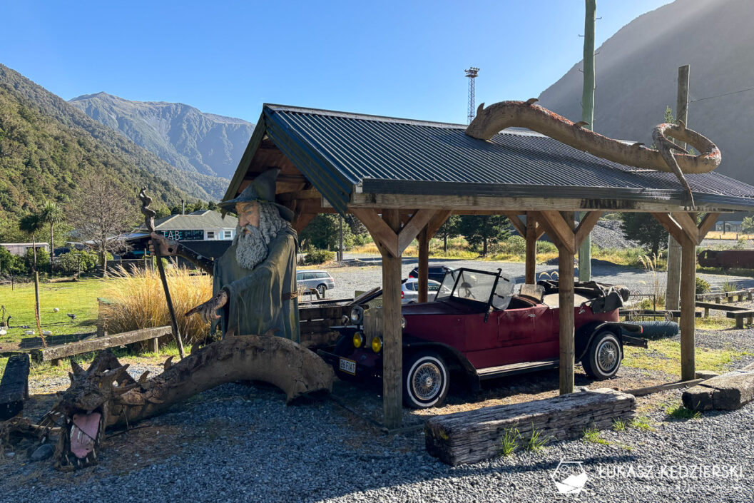 nowa zelandia artur's pass otira hotel
