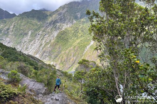 nowa zelandia podróż do nowej zelandii lodowiec franz josef glacier szlak Roberts Track View Platform