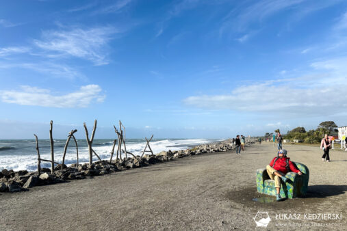nowa zelandia podróż do nowej zelalndii hokitika beach