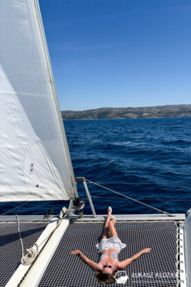chorwacja more sailing katamaran żeglowanie