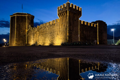 chorwacja trogir old town stare miasto nocą