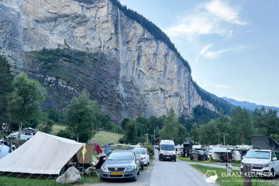 szwajcaria nocleg camping jungfrau lauterbrunnen