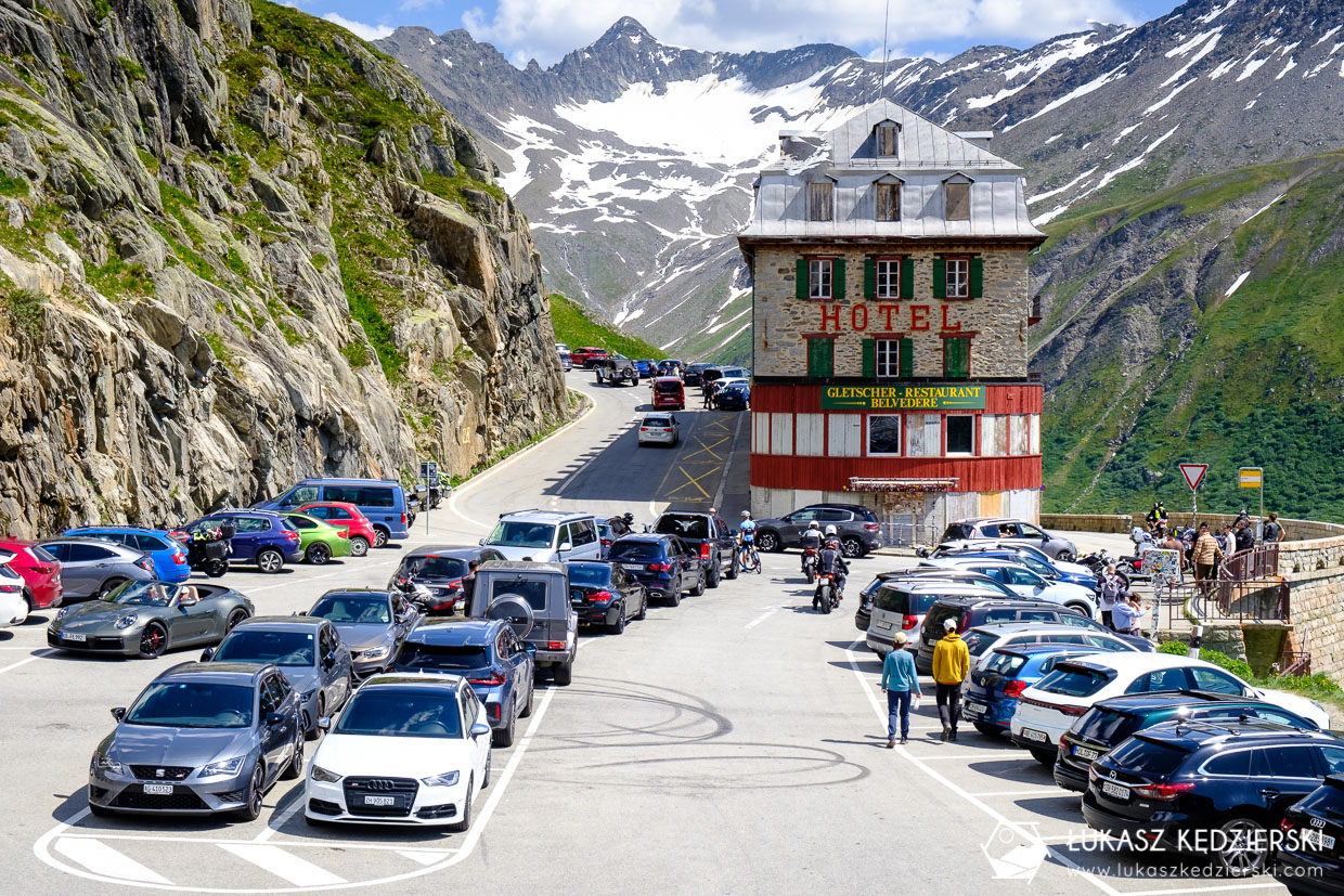 Szwajcaria Hotel Belvédère furka pass