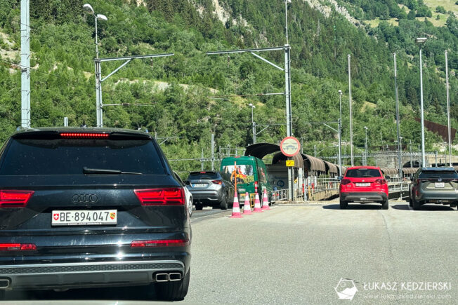 szwajcaria kandersteg podróż pociągiem