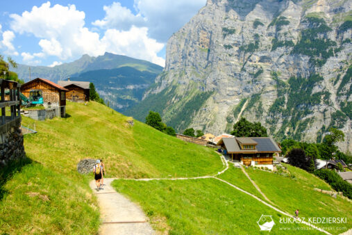 szwajcaria Lauterbrunnen Gimmelwald