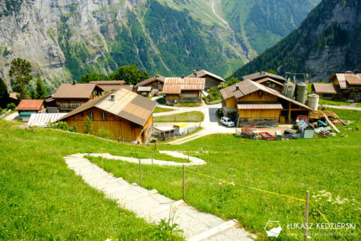 szwajcaria Lauterbrunnen Gimmelwald
