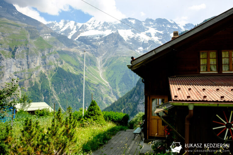 szwajcaria Lauterbrunnen Gimmelwald