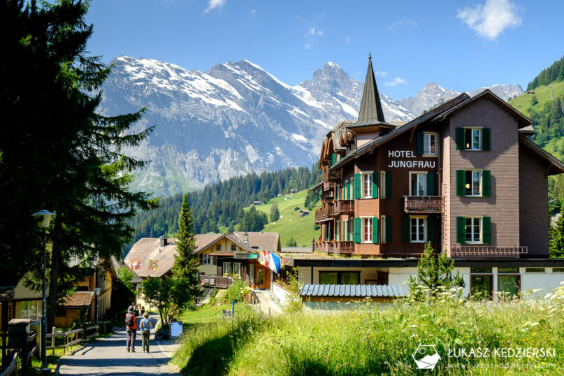 szwajcaria Lauterbrunnen murren