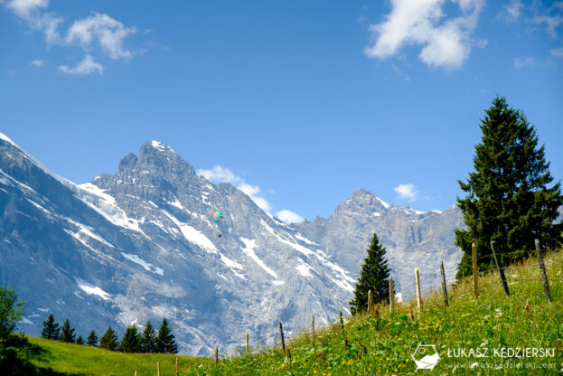 szwajcaria Lauterbrunnen northface trail murren