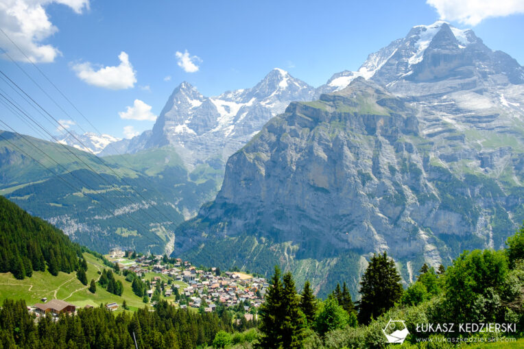 szwajcaria Lauterbrunnen northface trail murren