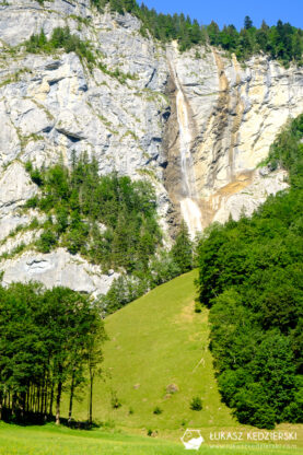 szwajcaria Lauterbrunnen szlak wodospadów