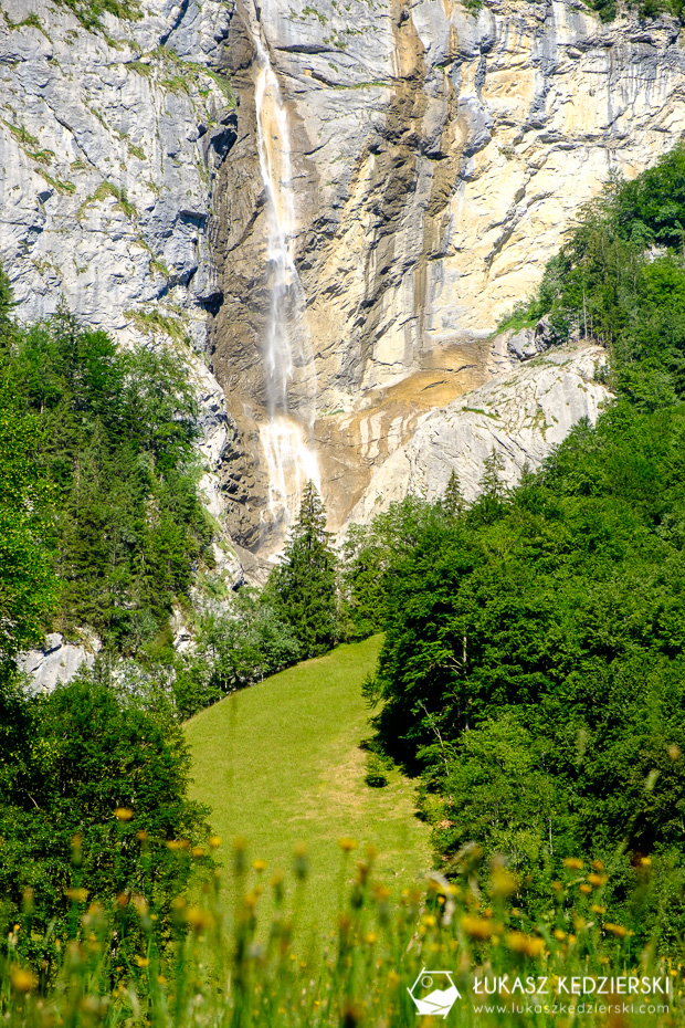 szwajcaria Lauterbrunnen szlak wodospadów