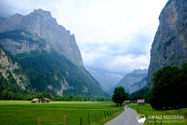 szwajcaria Lauterbrunnen szlak wodospadów