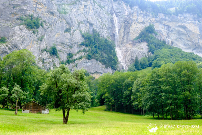 szwajcaria Lauterbrunnen szlak wodospadów