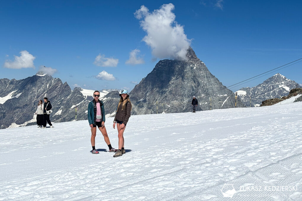 podróż do szwajcarii matterhorn glacier paradise