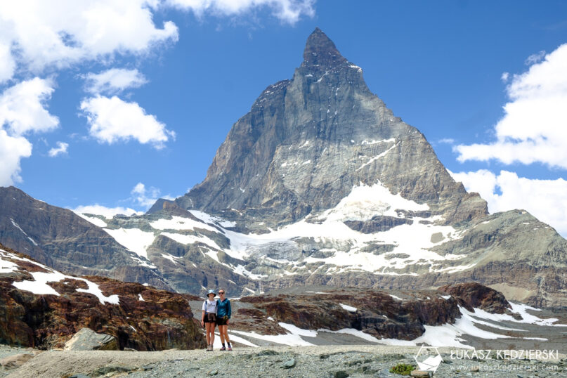 podróż do szwajcarii matterhorn glacier trail