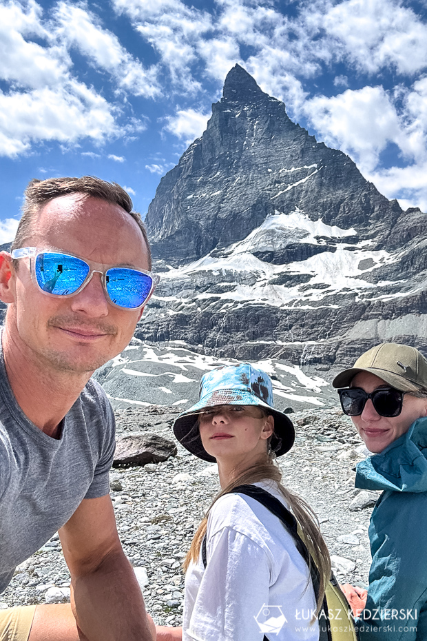 podróż do szwajcarii matterhorn glacier trail